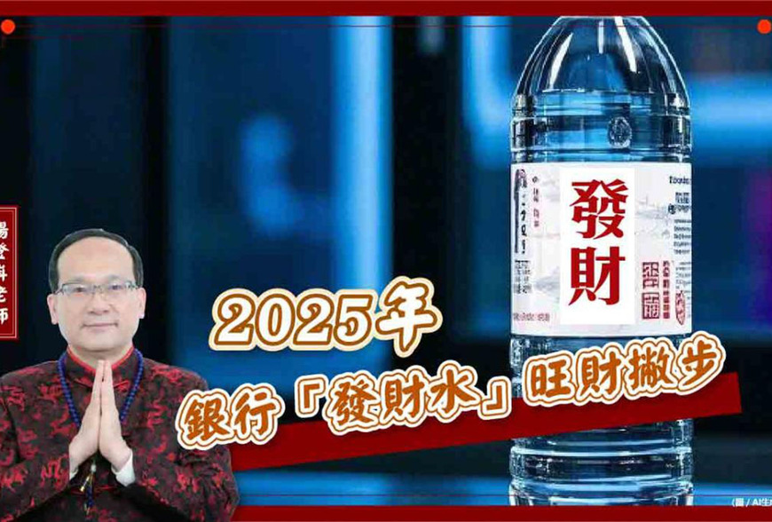 【風水特輯】2025年財運更上一層樓！5大方法讓銀行給的「發財水」威力全開