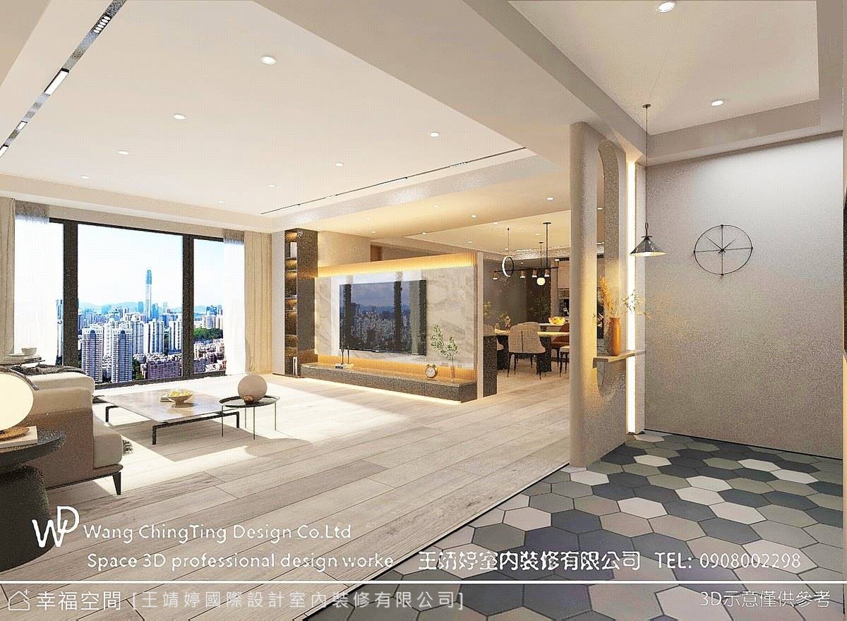 鄉林總裁何公館｜現代風｜55坪