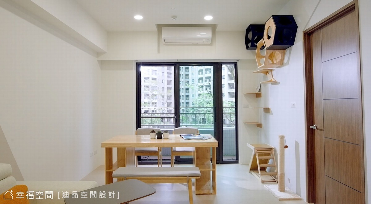 高彩小坪數中古屋 畫風一轉簡約寵物宅│16坪