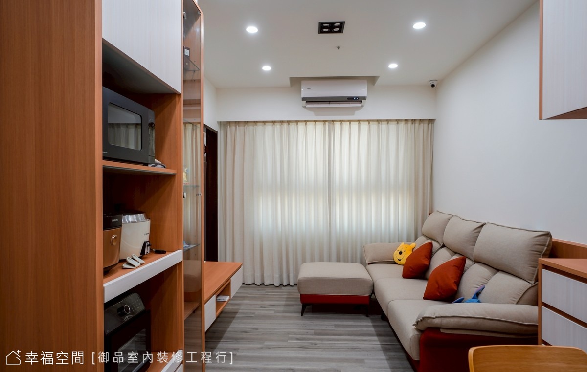 具機能與居住感的舒心小宅│現代簡約風│17坪