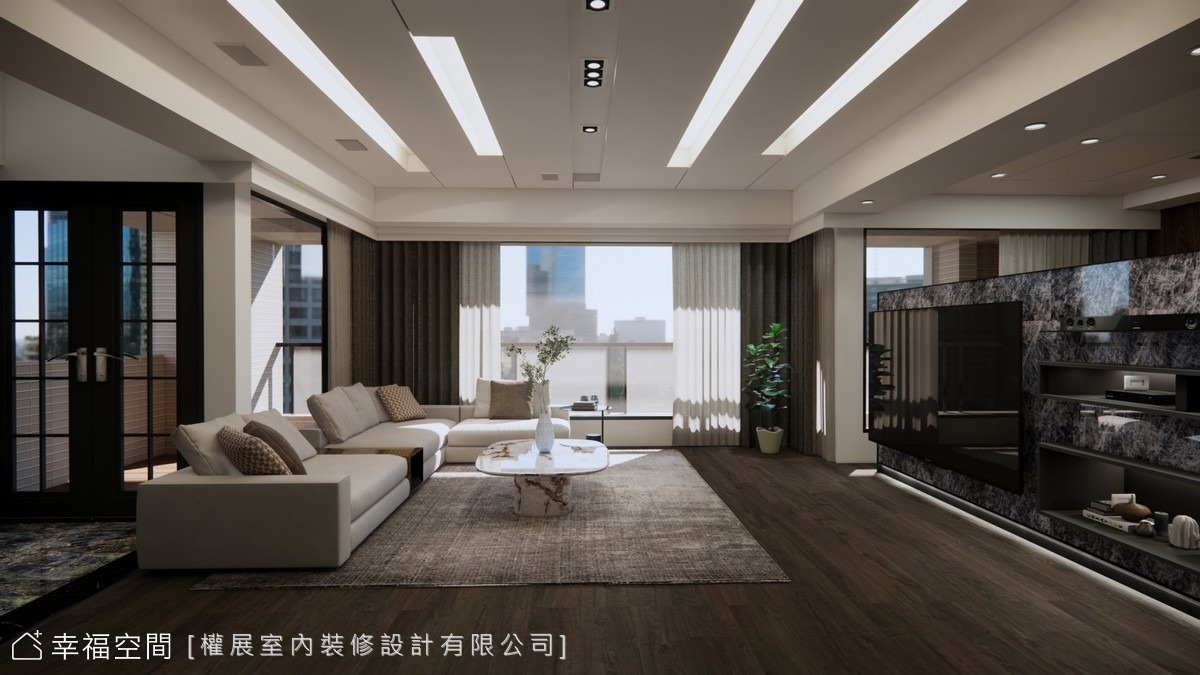 建構輕奢度假靜謐宅 樂享飯店式生活｜現代風｜70坪