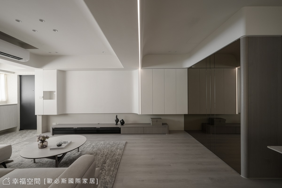 柔霧奶油系，極簡中的溫柔風景│現代風│36坪