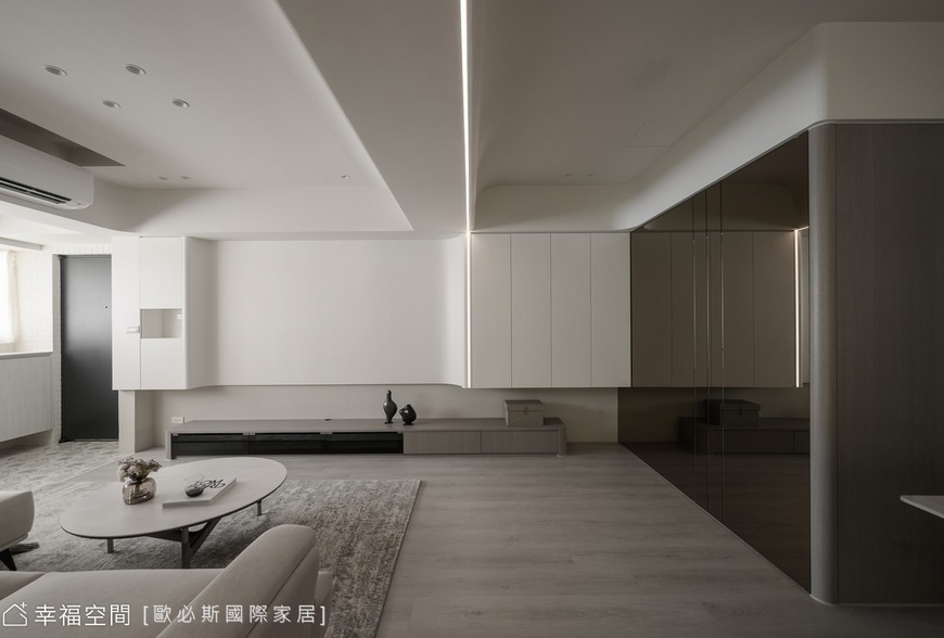 柔霧奶油系，極簡中的溫柔風景│現代風│36坪