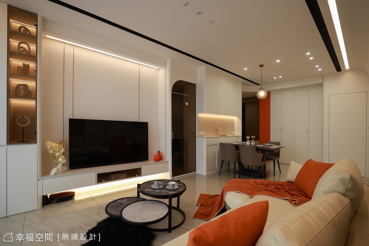 緻境｜溫潤質感中，綻放輕奢雅韻｜現代奢華風｜25坪