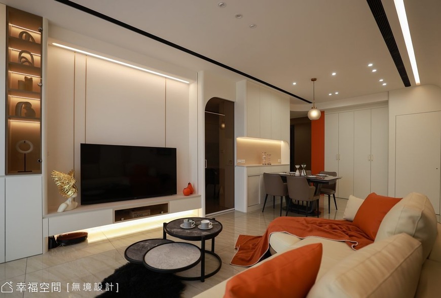 緻境｜溫潤質感中，綻放輕奢雅韻｜現代奢華風｜25坪