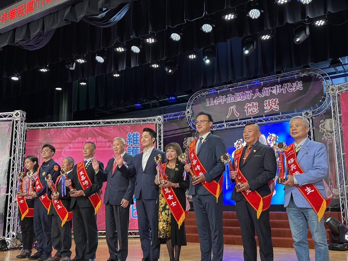 全國「最年長」好人！ 99歲羅美瑜獲好人好事代表八德獎