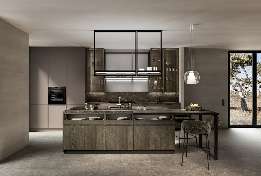 框景蘊生流動光影 引領現代廚房美學