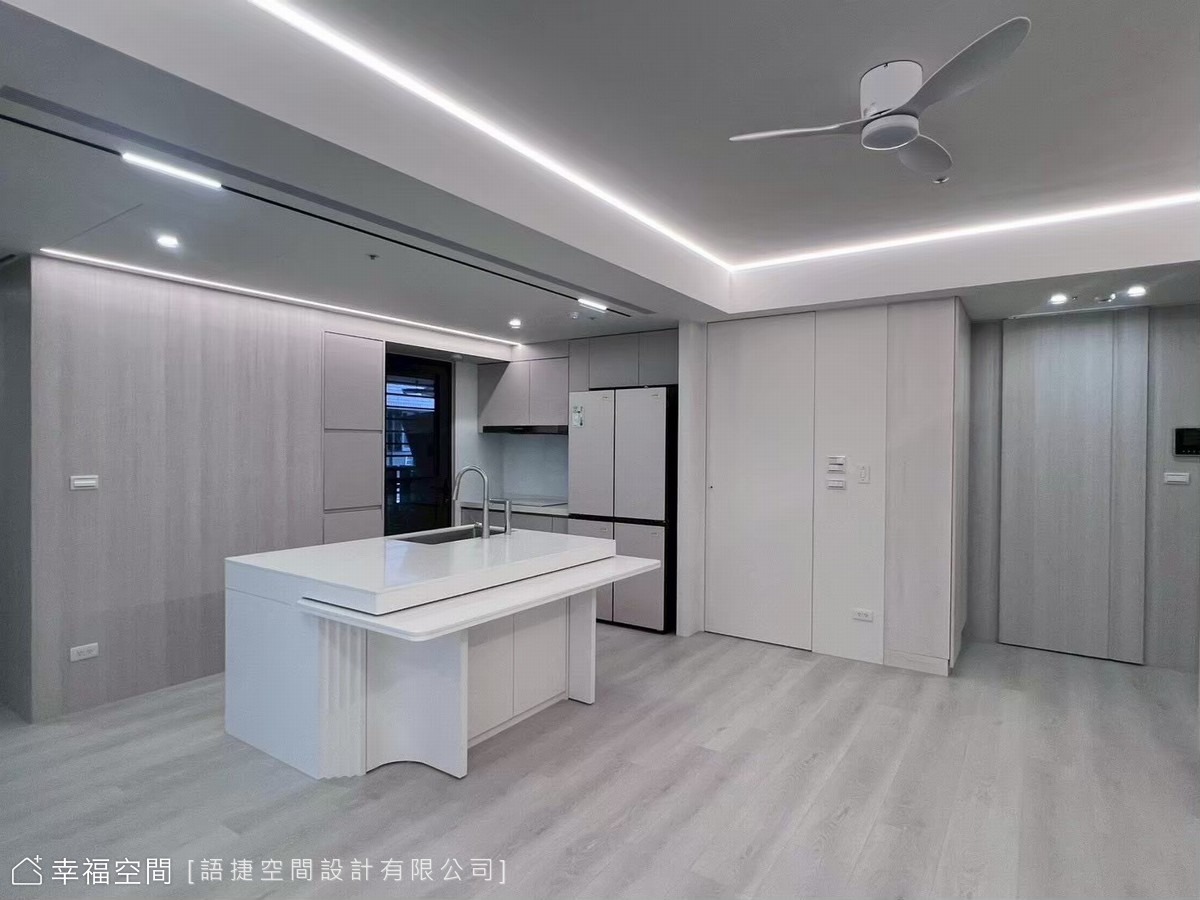 柔植韓系簡約元素 打造最放鬆的生活感居家│現代風│22坪