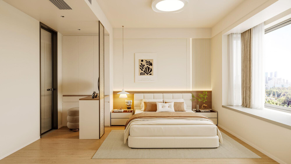 臥室風水禁忌大全：床頭靠窗、樑壓床怎麼辦？2026 現代裝潢化解法，打造好眠招財屋