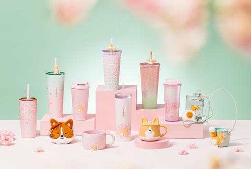 萌趣柯基、貓咪入杯！星巴克春季杯款療癒登場