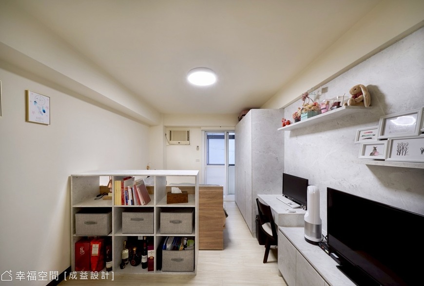 暖心灰調 北歐純淨減壓宅│混搭風│12坪