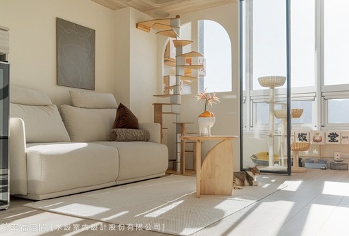 柔光與貓的日常│北歐風│48坪