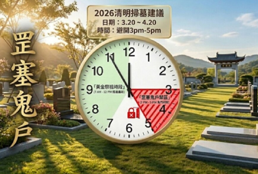 【風水特輯】別在這時間去掃墓！每天「這2小時」鬼門封閉，你拜的公媽根本收不到！