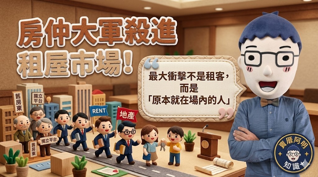 房仲大軍殺進租屋市場！最大衝擊不是租客，而是「原本就在場內的人」