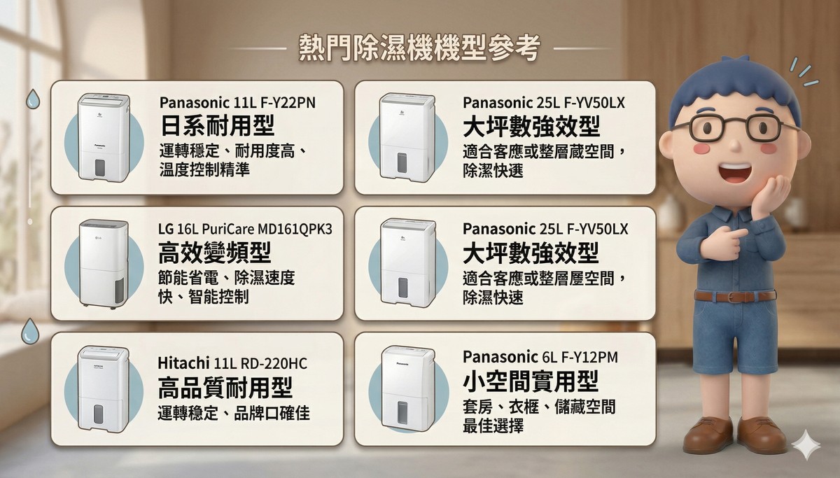 什麼類型除濕機最適合你