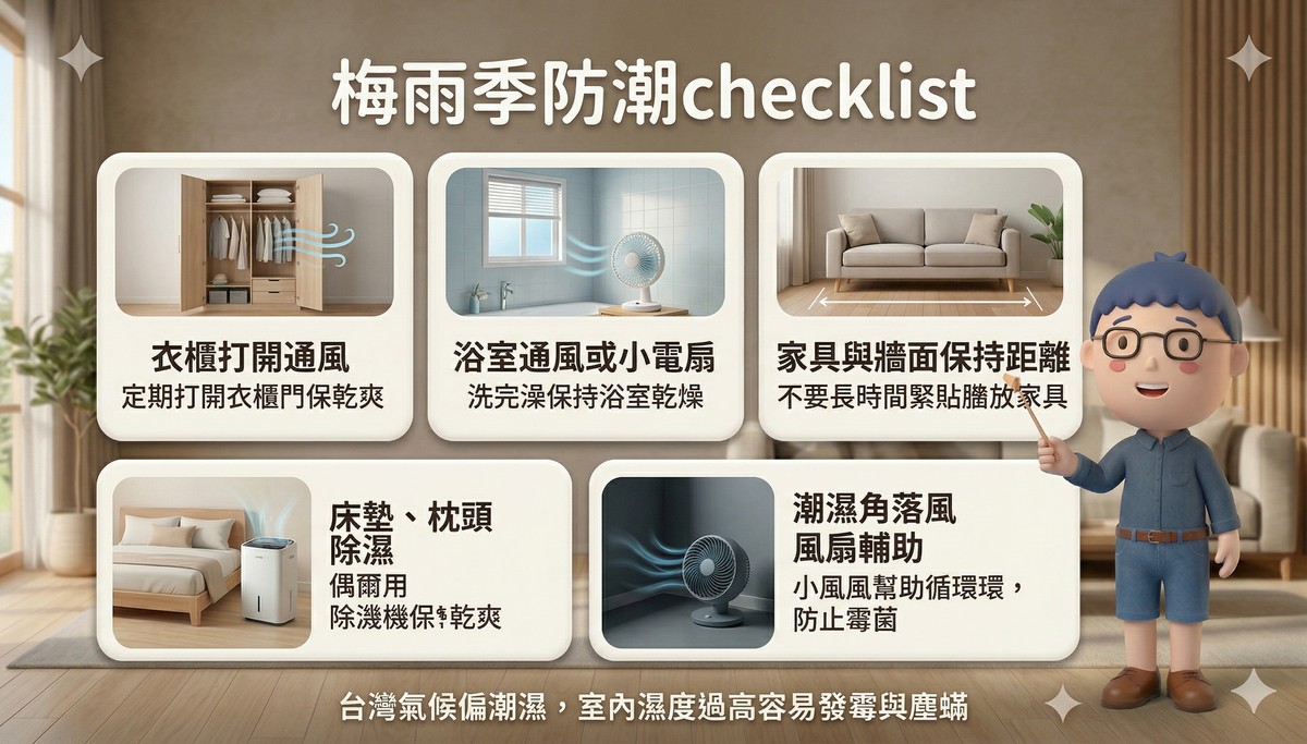 梅雨季防潮你都怎麼做？