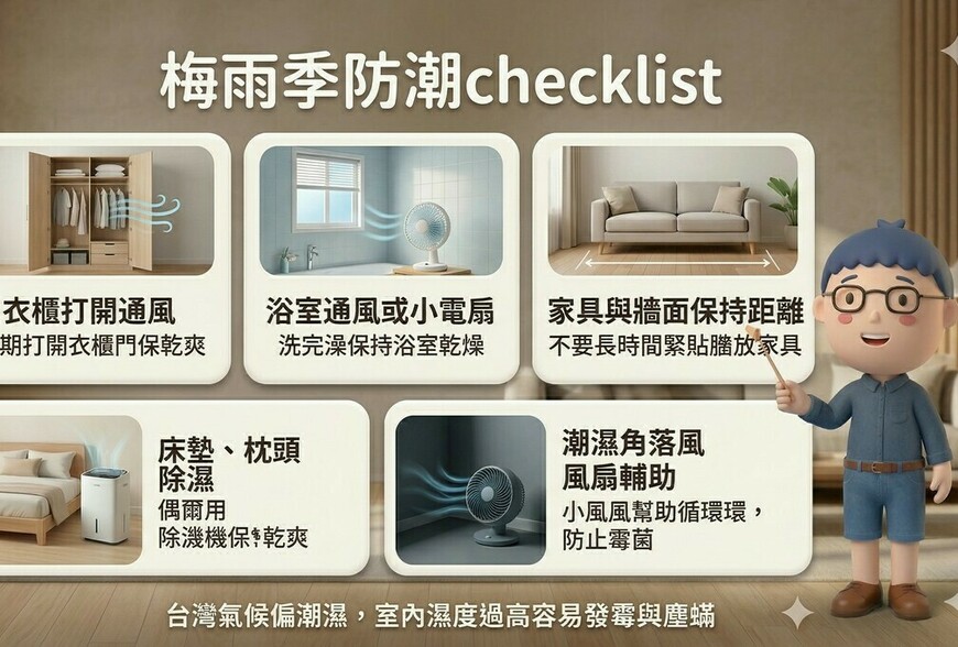 梅雨季防潮你都怎麼做？