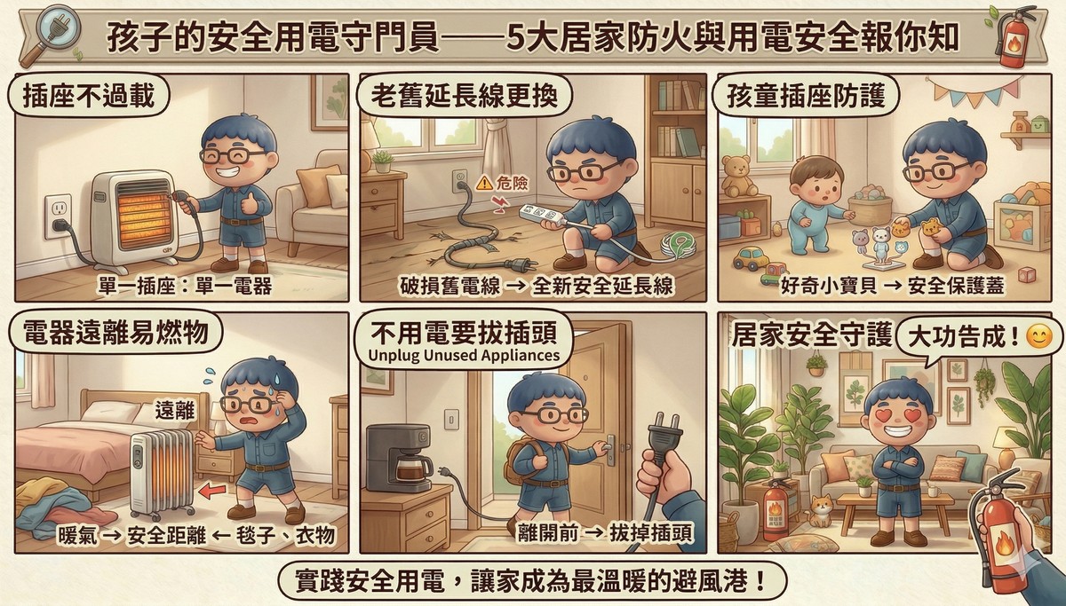 居家防火與用電安全