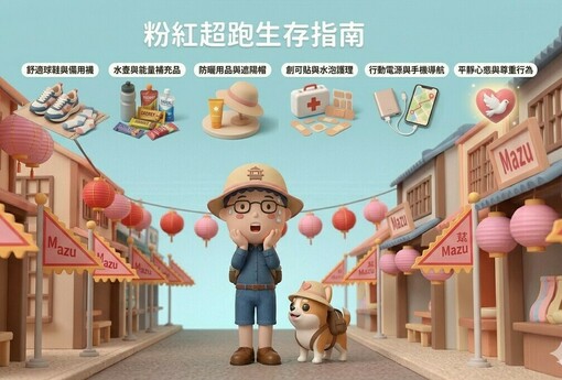 跟著粉紅超跑遶境生存指南