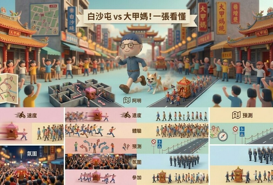 沙屯 vs 大甲媽｜一次看懂