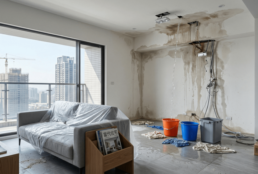 房子漏水怎麼辦？中古屋、預售屋與老屋漏水的求償與修繕指南