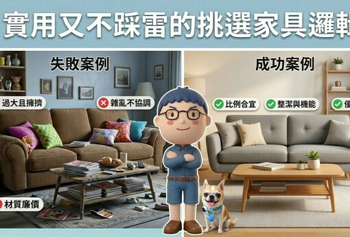 實用又不踩雷的挑選家具邏輯