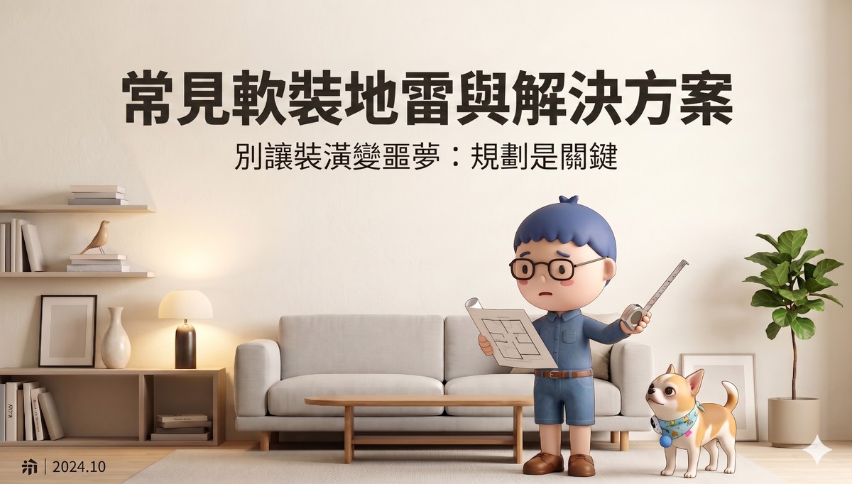 軟裝新手最常踩的6大地雷