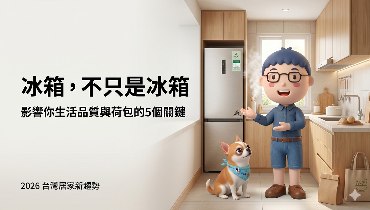 冰箱影響生活品質的5個關鍵