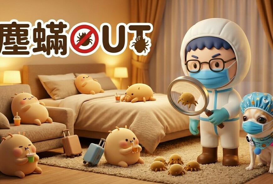 【居家守護指南】別再冤枉塵蟎「咬」人！家事達人教你科學除蟎全攻略