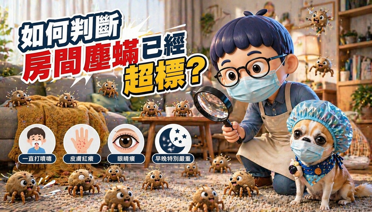 如何判斷房間塵蟎已經超標