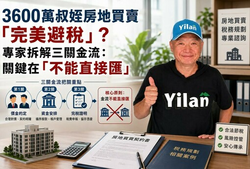 3600萬叔姪房地買賣「完美避稅」？專家拆解三關金流：關鍵在「不能直接匯」