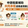 一份租約兩個人共同承租，租屋補助要怎麼申請？