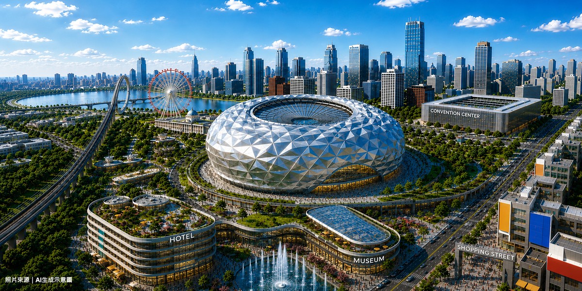新北大巨蛋落腳樹林機五！規劃5萬席、BOT開發　市府目標2032年啟動興建