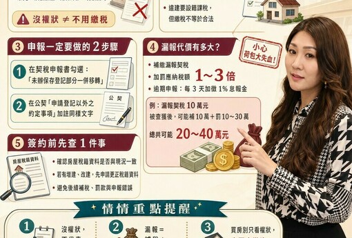 買房忽略「未登記增建」申報 代書：漏報恐補稅加罰1至3倍，別讓違建變違法！
