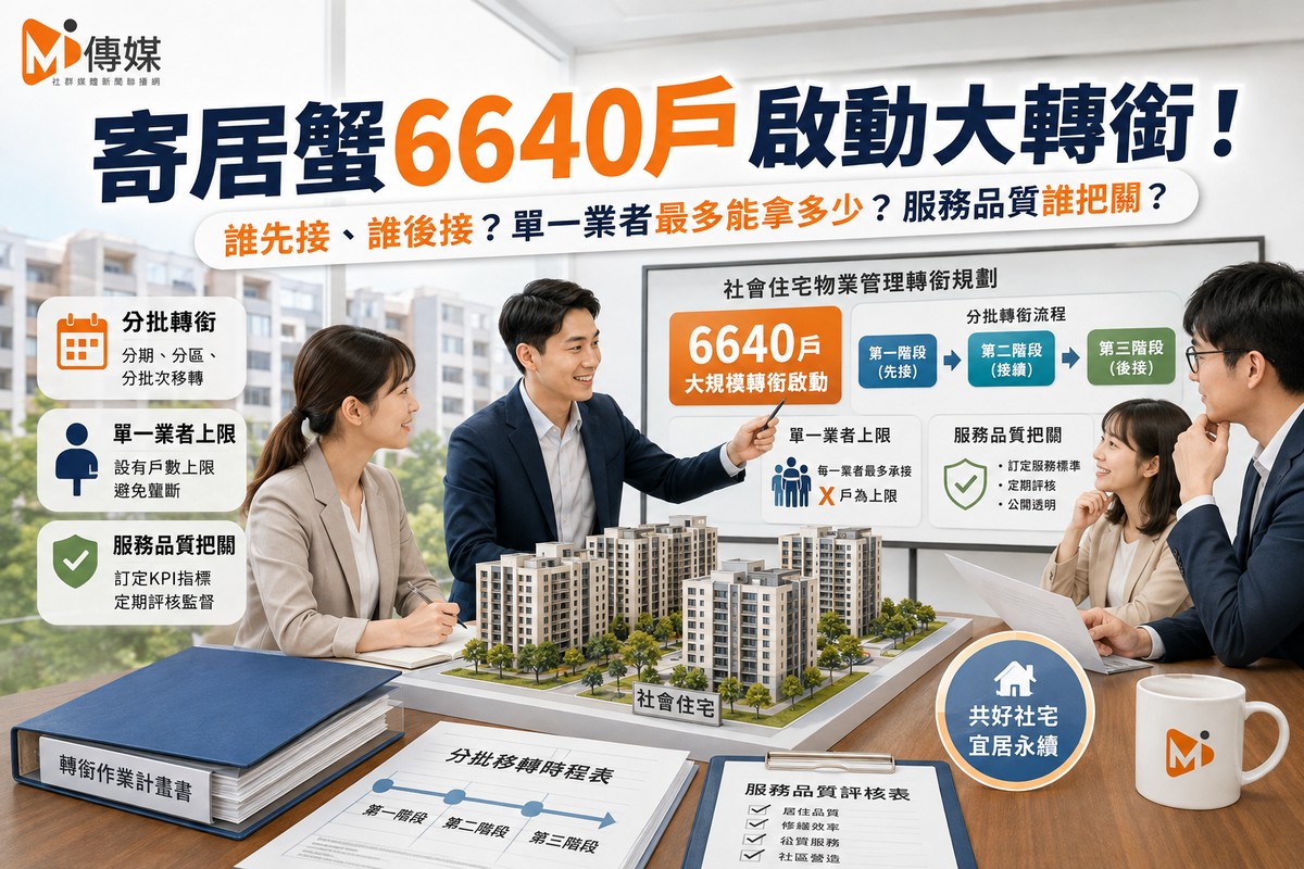 寄居蟹6640戶啟動大轉銜！誰先接、誰後接？單一業者最多能拿多少？服務品質誰把關？