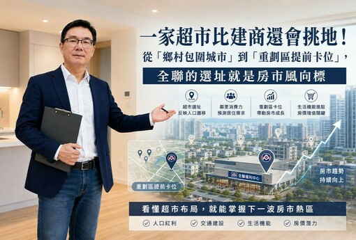 一家超市比建商還會挑地！從「鄉村包圍城市」到「重劃區提前卡位」，全聯的選址就是房市風向標