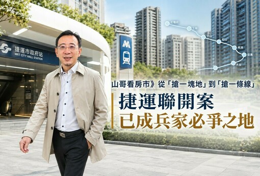 山哥看房市》從「搶一塊地」到「搶一條線」 捷運聯開案已成兵家必爭之地
