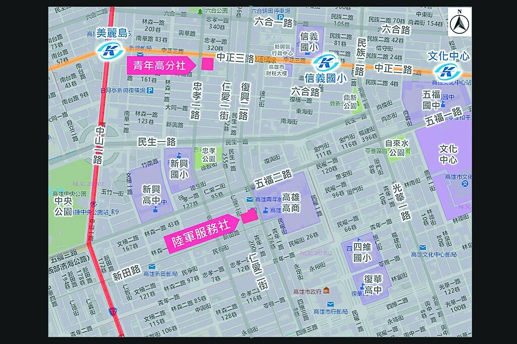 住都中心首度揮軍高雄！美麗島雙捷運旁59億公辦都更啟動 中正路金融街將誕生頂級A辦