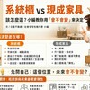系統櫃 vs 現成家具，該怎麼選？小編教你用「會不會變」來決定