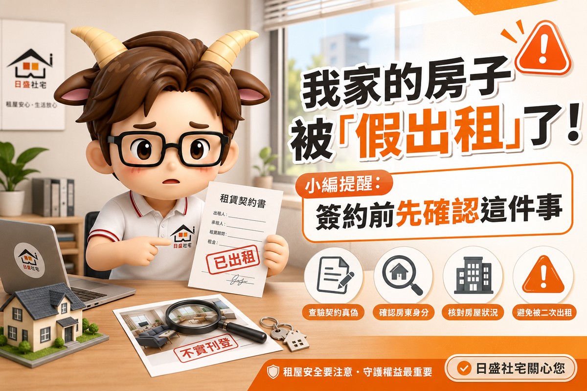 我家的房子被「假出租」了！小編提醒：簽約前先確認這件事
