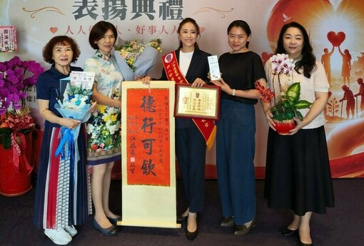 羅莎莉亞國際同濟會~廖雅惠會長 獲頒「115年度臺中市中縣好人好事代表」