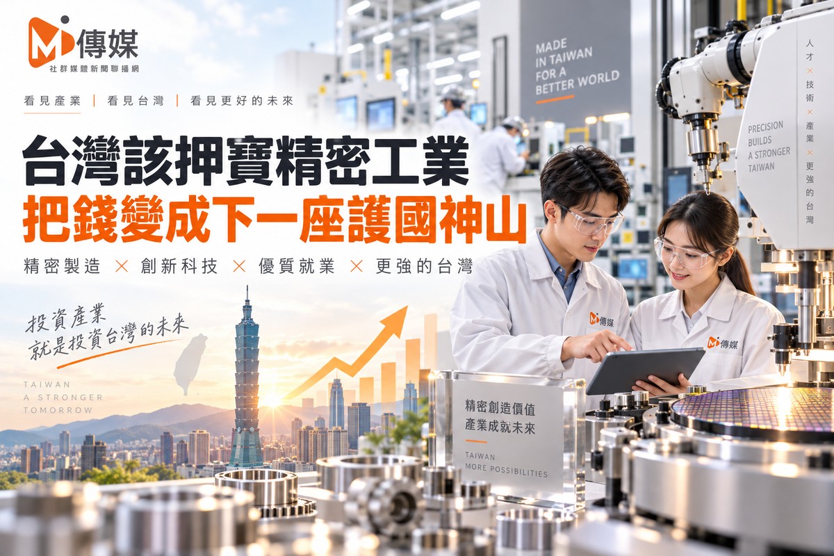台灣該押寶精密工業 把錢變成下一座護國神山