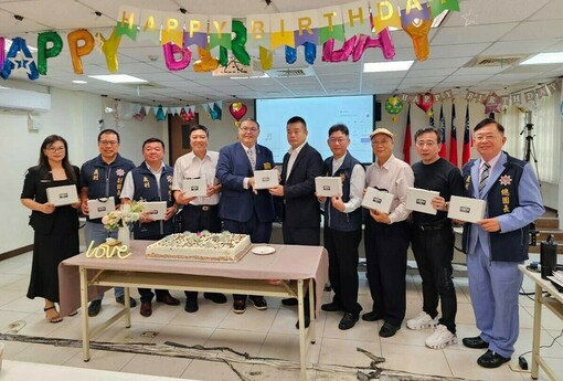 中秋慰勞新北刑大！甄啓剛率顧問團致贈破案獎金 張惠山：感謝弟兄守護治安