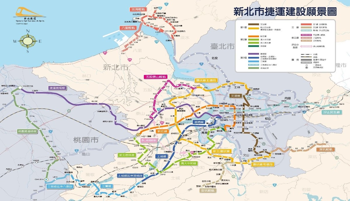 新北捷運10年狂飆！4線通車運量暴增13倍 2035年路網衝189公里182站