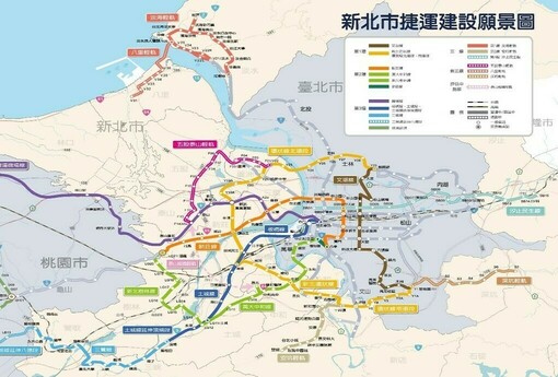 新北捷運10年狂飆！4線通車運量暴增13倍 2035年路網衝189公里182站