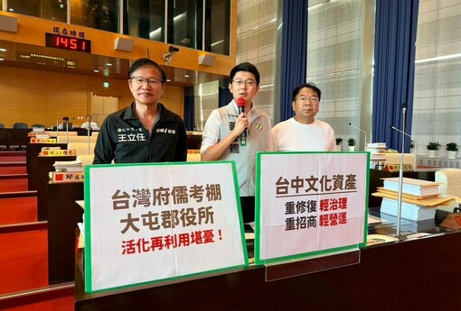 台中舊城文資陷「關門循環」！議員批盧市府重修復輕治理 86%活化率遭質疑是帳面數字
