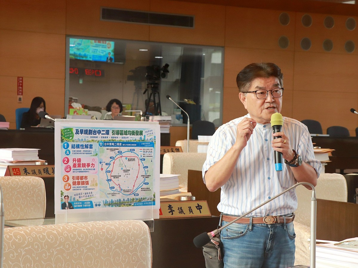 台中需要第二條外環道！李中用AI規劃路線圖 交通局長認同可研究