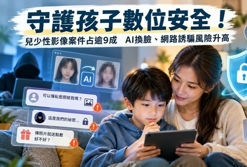 新竹縣兒少性剝削通報增加45%　性影像占逾9成！家長陪伴上網更重要