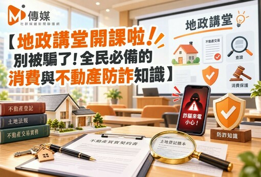 【地政講堂開課啦！別被騙了！全民必備的消費與不動產防詐知識】