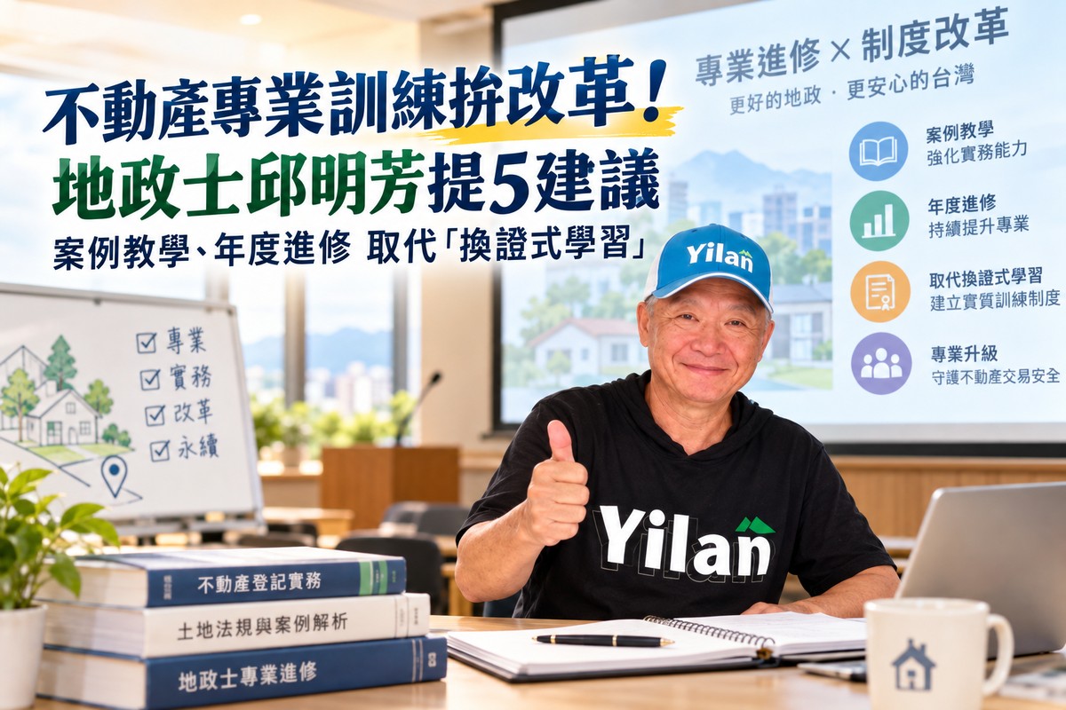 不動產專業訓練拚改革！專家提5建議　案例教學、年度進修取代「換證式學習」